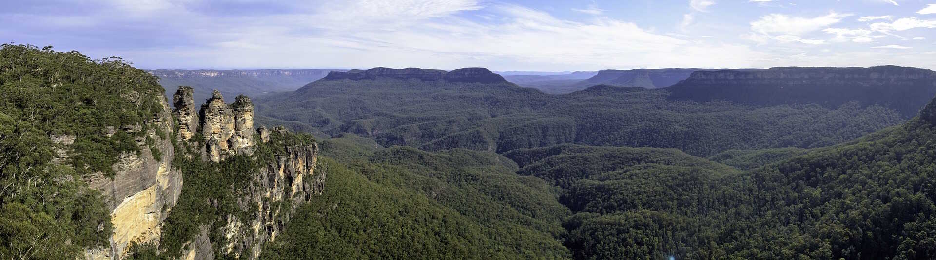 Blue Mountains og de 3 berømte søstre