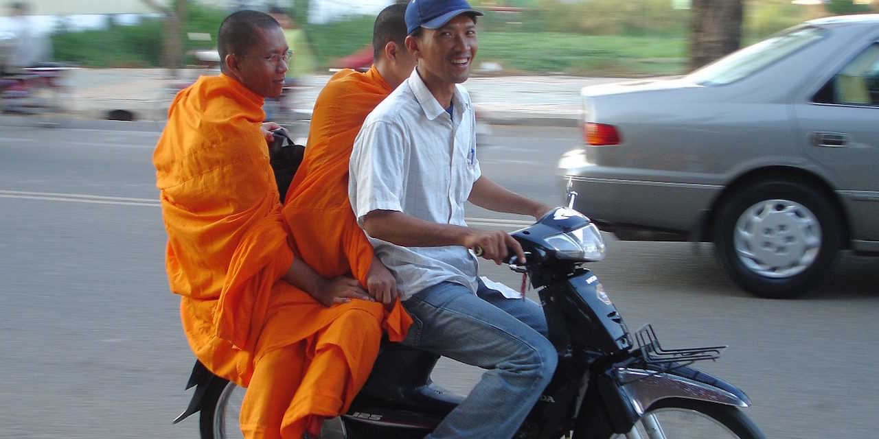 Scootertaxi - Transport i Phnom Penh