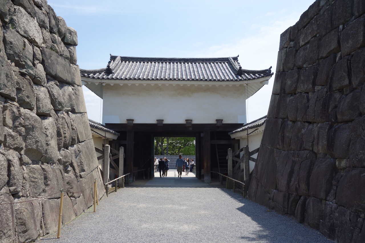 Murene rundt om Nijo Castel - Kyoto