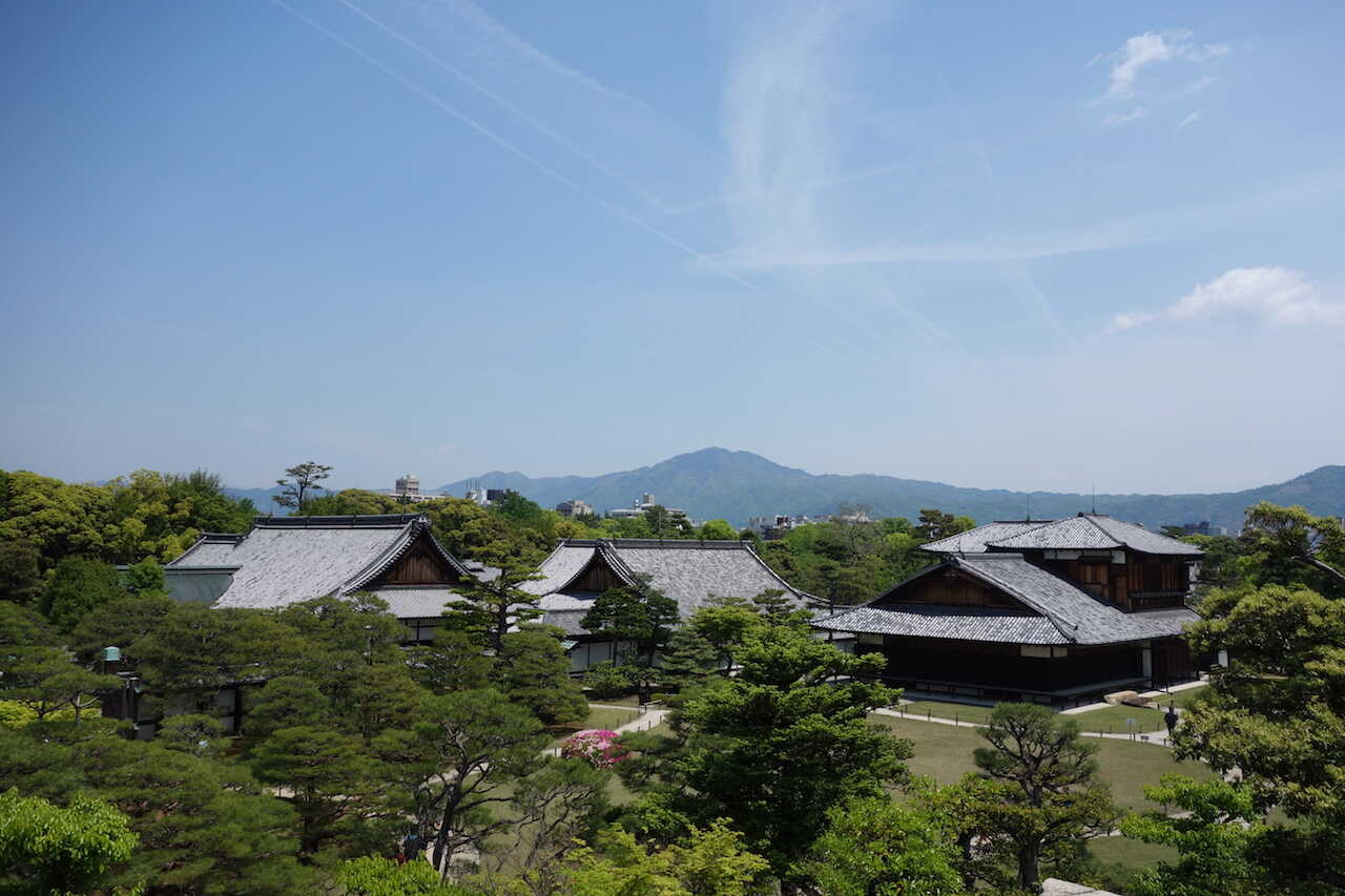 Udsigt over Nijo Castle - Kyoto