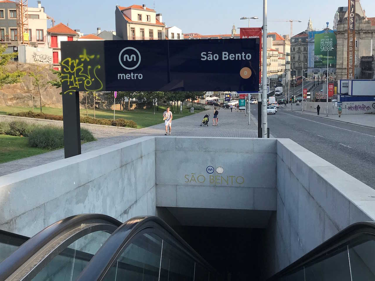 Metro i San Bento - Portugal