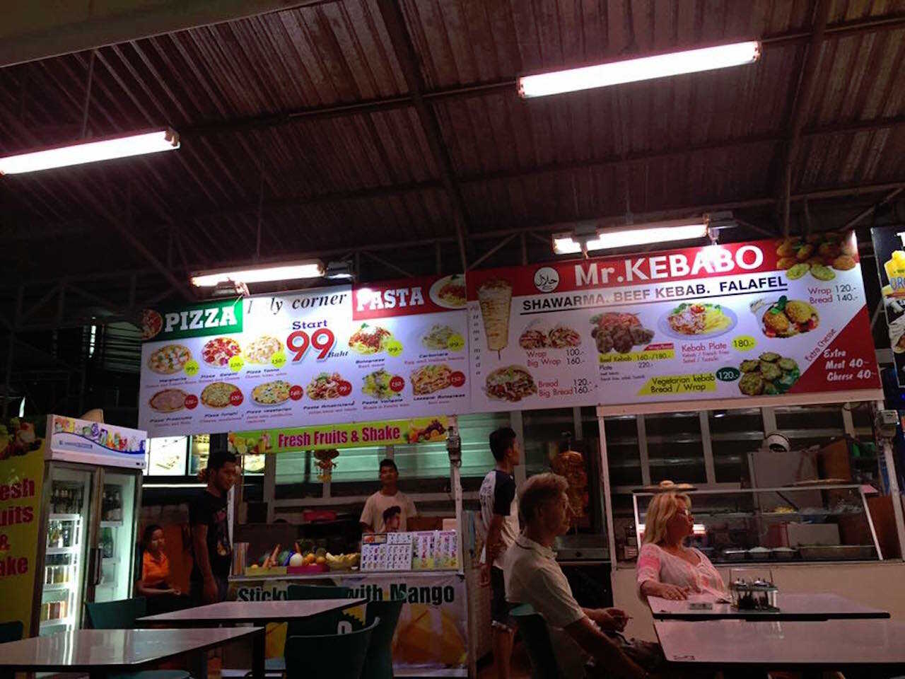 Foodcourt på Koh Samui