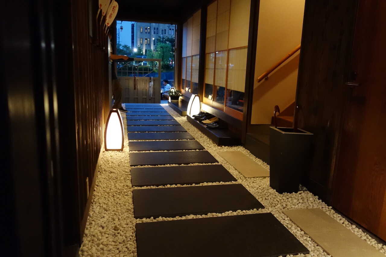 Stilfuld Restaurant i Central Kyoto