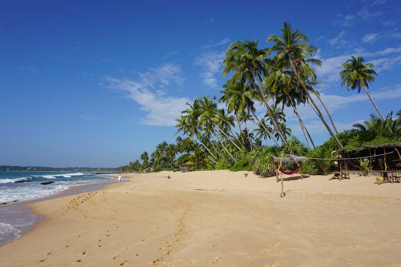 Strande på Sri Lanka