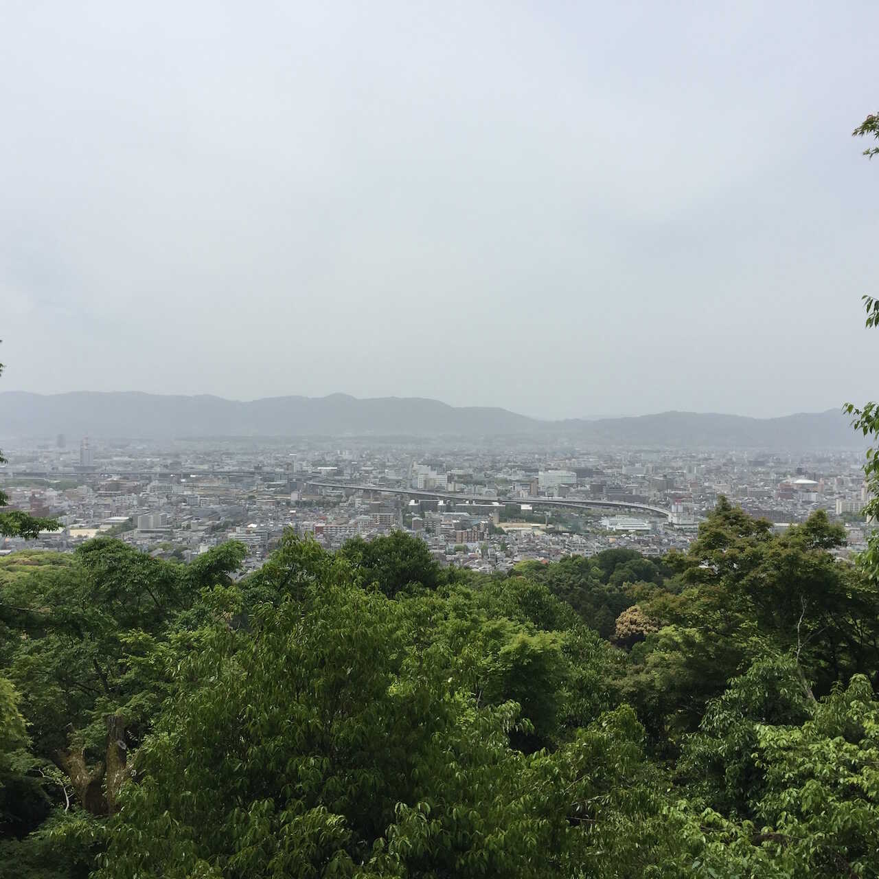 Udsigt over Sydlige Kyoto