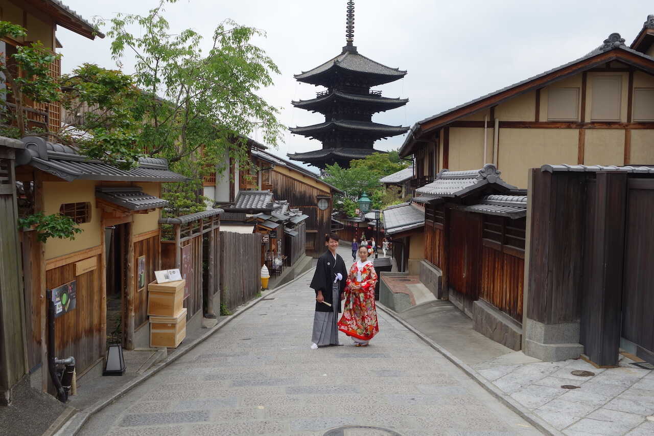 Yasak-no-to pagode i østlige Kyoto
