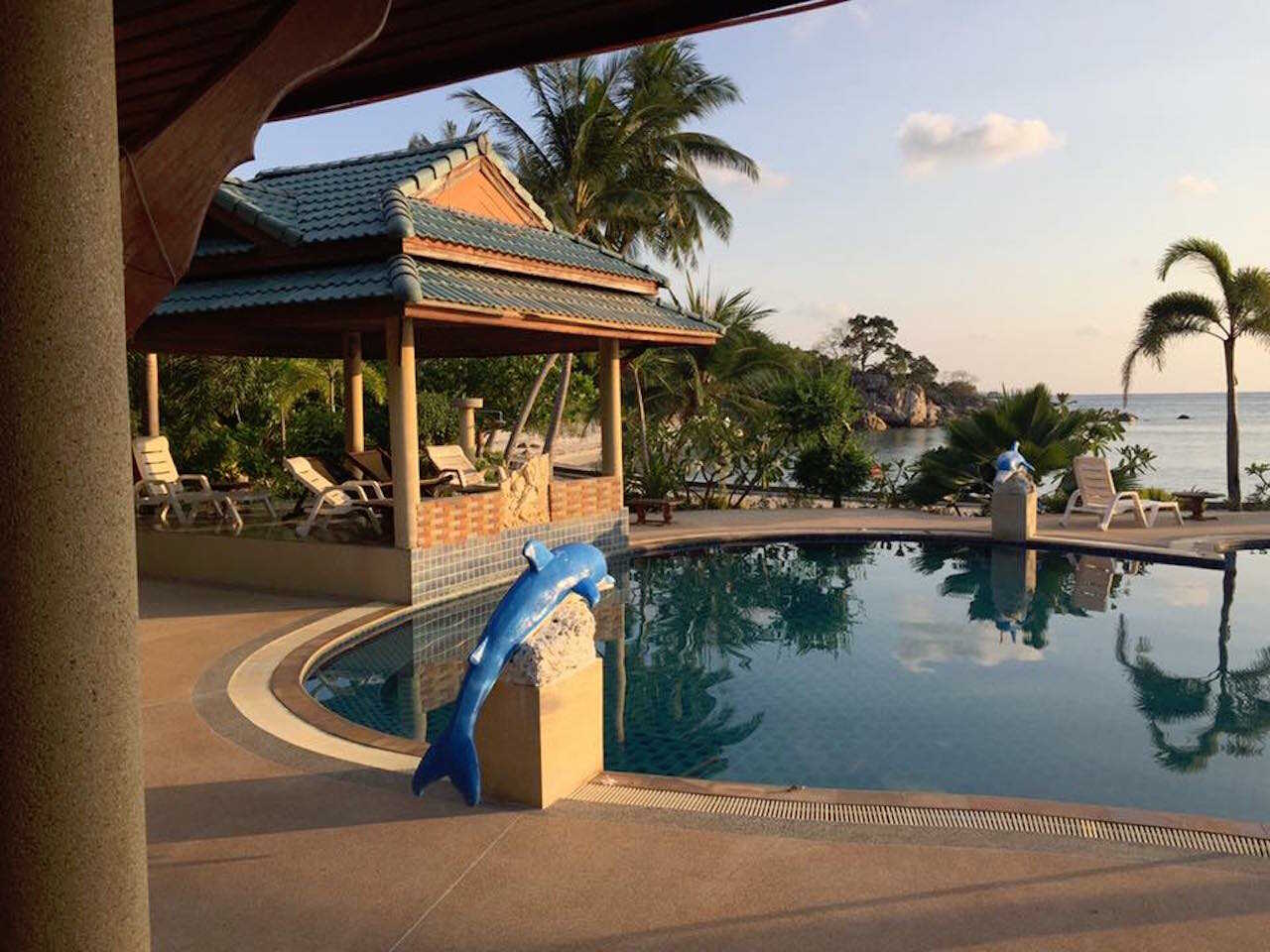 Dolphin Bay Beach Resort - Koh Phangan - vores 4. stop i Thailand