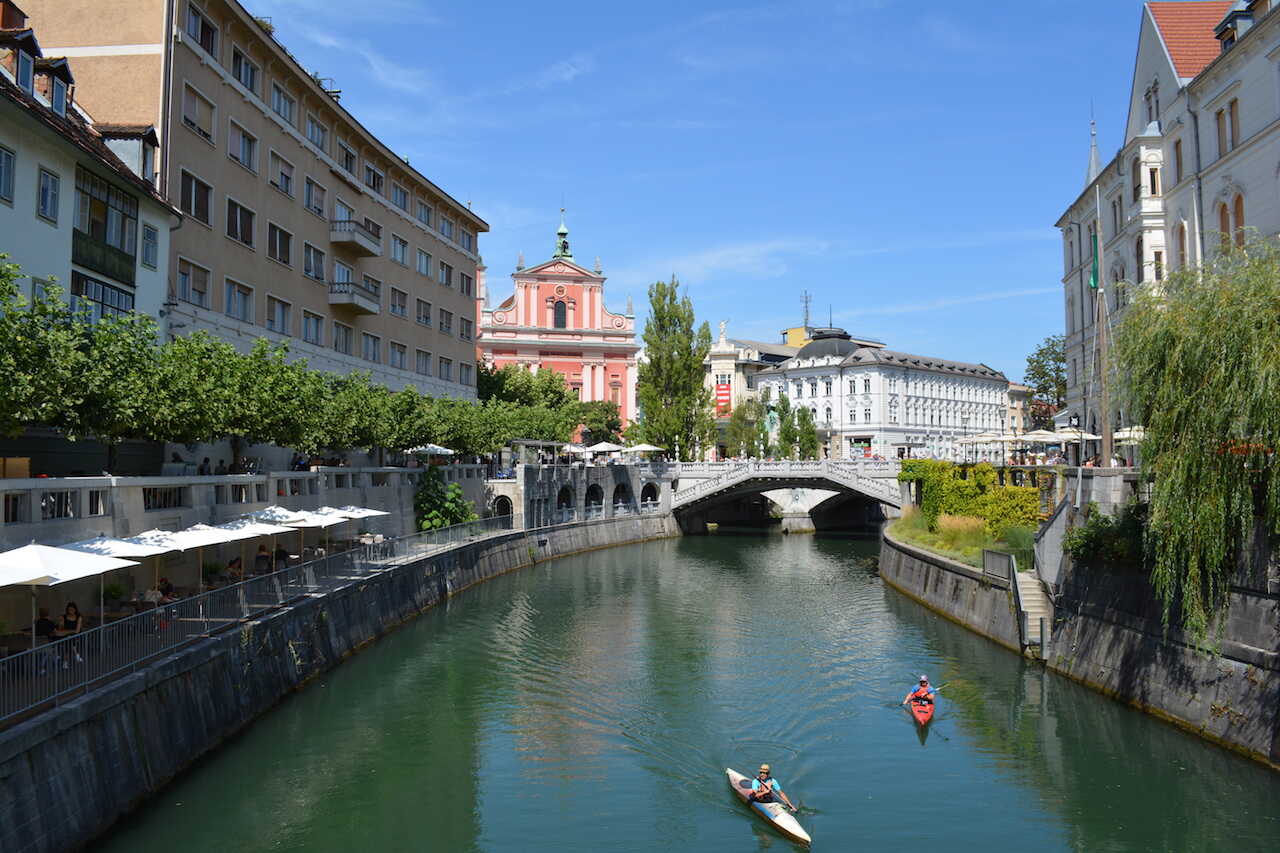 Ljubljana i Slovenien