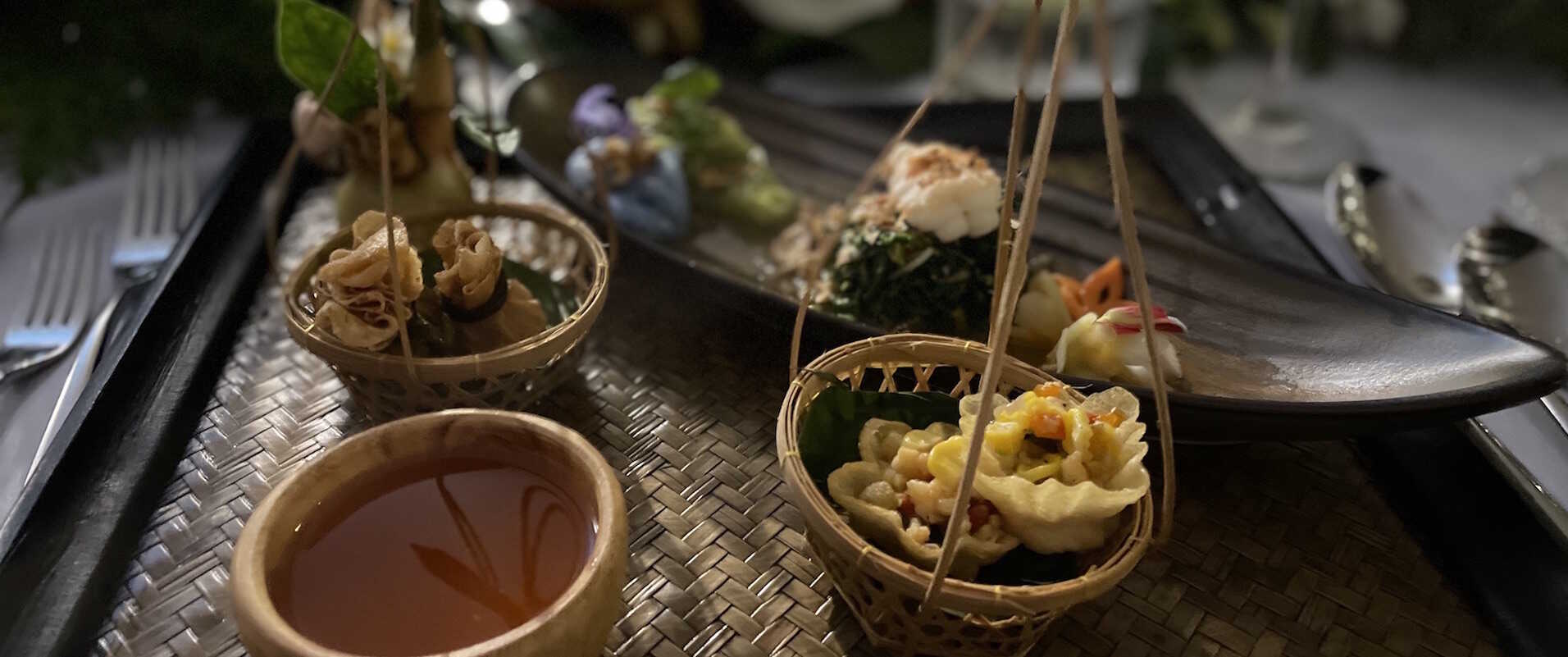 Middag på La Flora Resort i Khao Lak